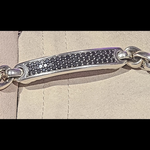 DAVID YURMAN BLACK DIAMOND HEAVY BRACELET - Picture 6 of 6